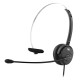 T'nB BLHSMONO auricular y casco Auriculares Alámbrico Diadema USB tipo A Negro